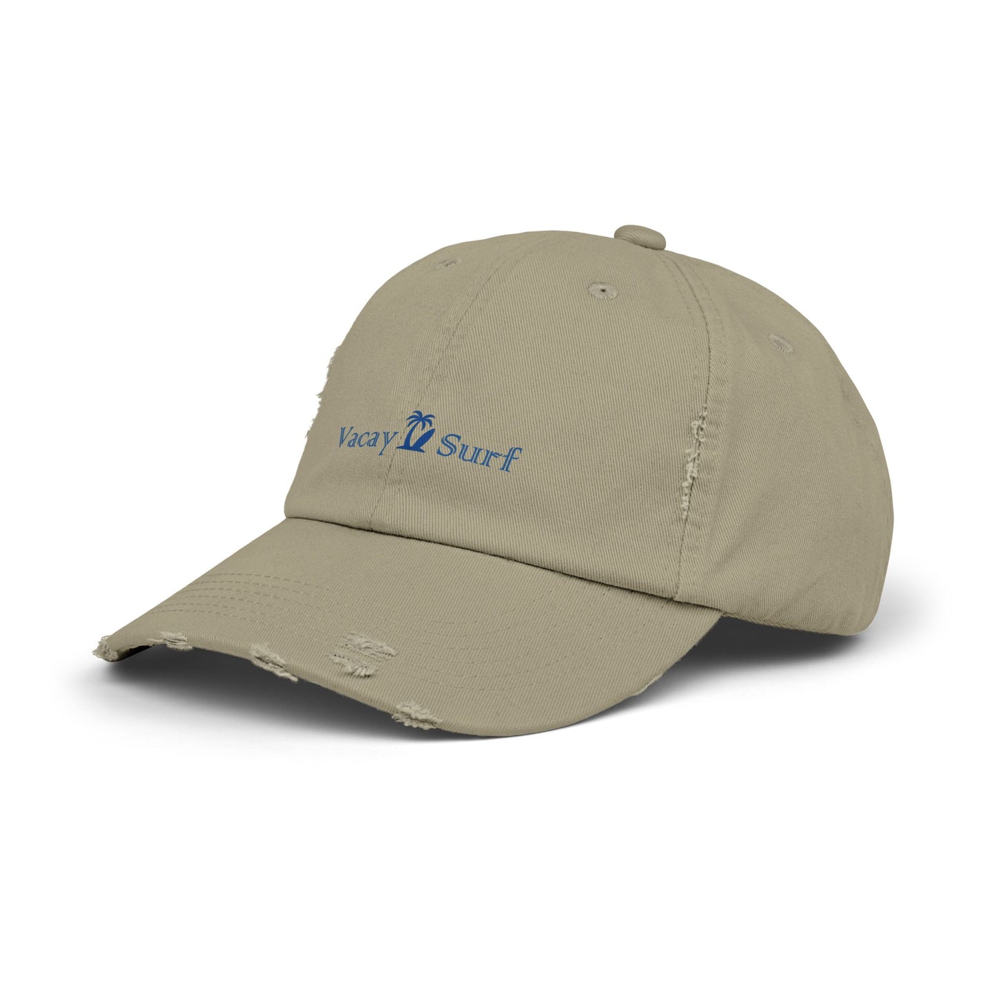 VS Distressed Hat - 100% Cotton Beach Cap, Color Options