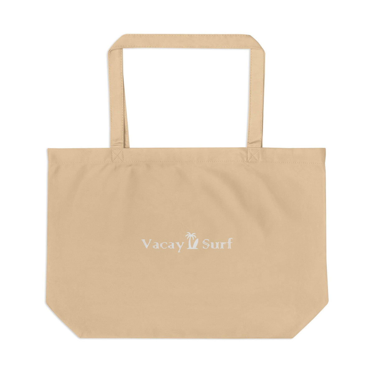 Organic Cotton Beach Bag | VS Heavy Canvas Large 6 Gallon Tote, Natural