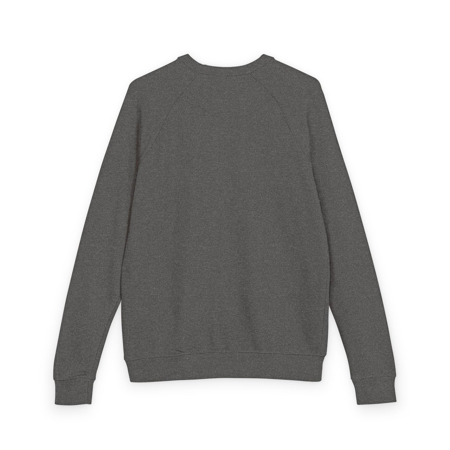 Raglan Crewneck Sweatshirt, Minimal Design French Terry, Color Options
