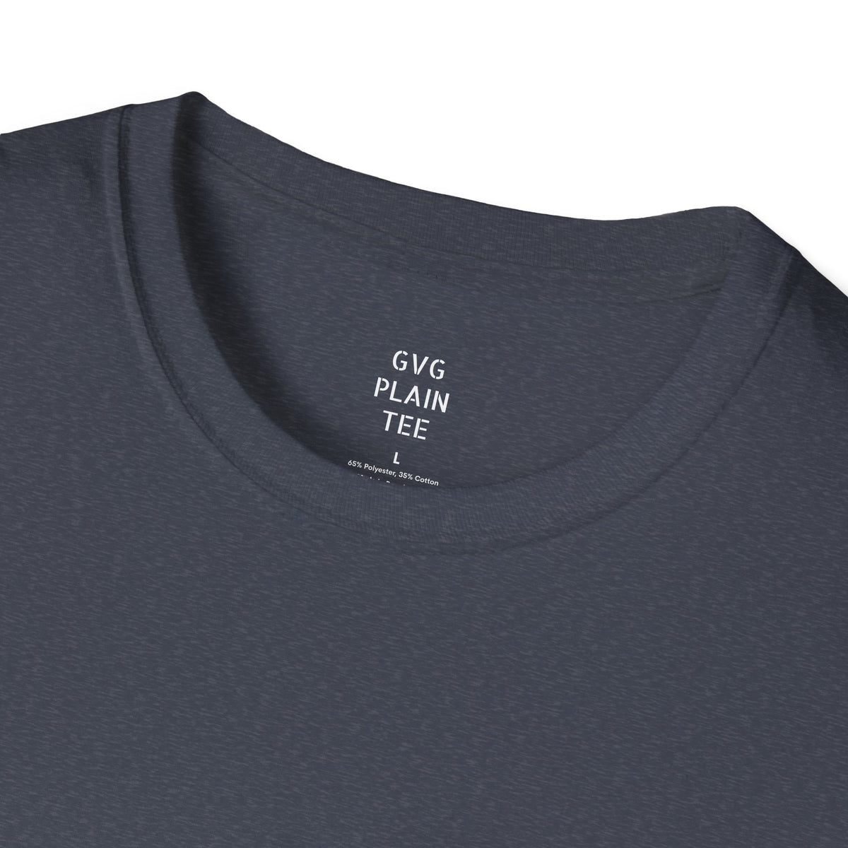 Plain Heather T-Shirt | Lightweight Soft Crew Neck Tee, Color Options
