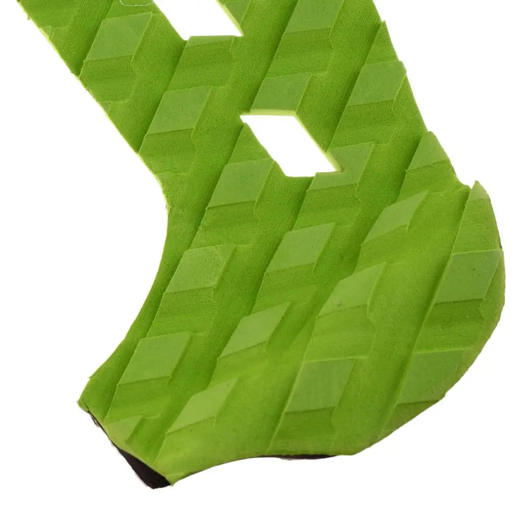 3 Piece Rasta Colors Surfboard Traction Pad, Non-Slip Comfortable Stick Grip