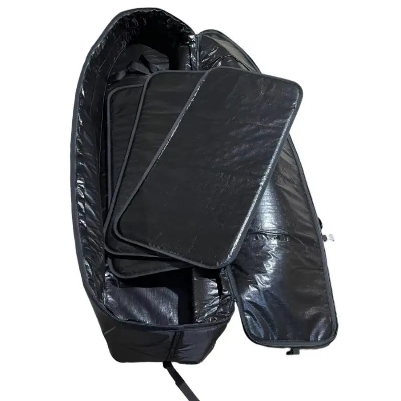 10ft Triple Surfboard Wheel Bag, Top Wheeler Travel Friendly Surfboard Case