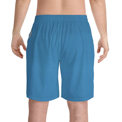 Men's Hybrid Board / Beach Shorts 11" - Quick Dry, Drawstring, Elastic, 2 Pocket