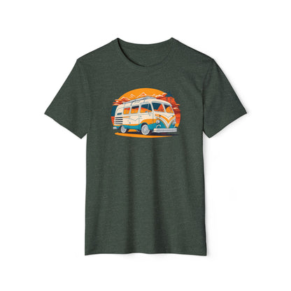 Eco-Friendly Beach Cruiser T-Shirt, Fun Soft Sustainable Tee, Color Options
