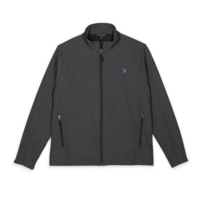 Men's Embroidered Soft Shell Jacket - Lightweight Windproof, Color Options