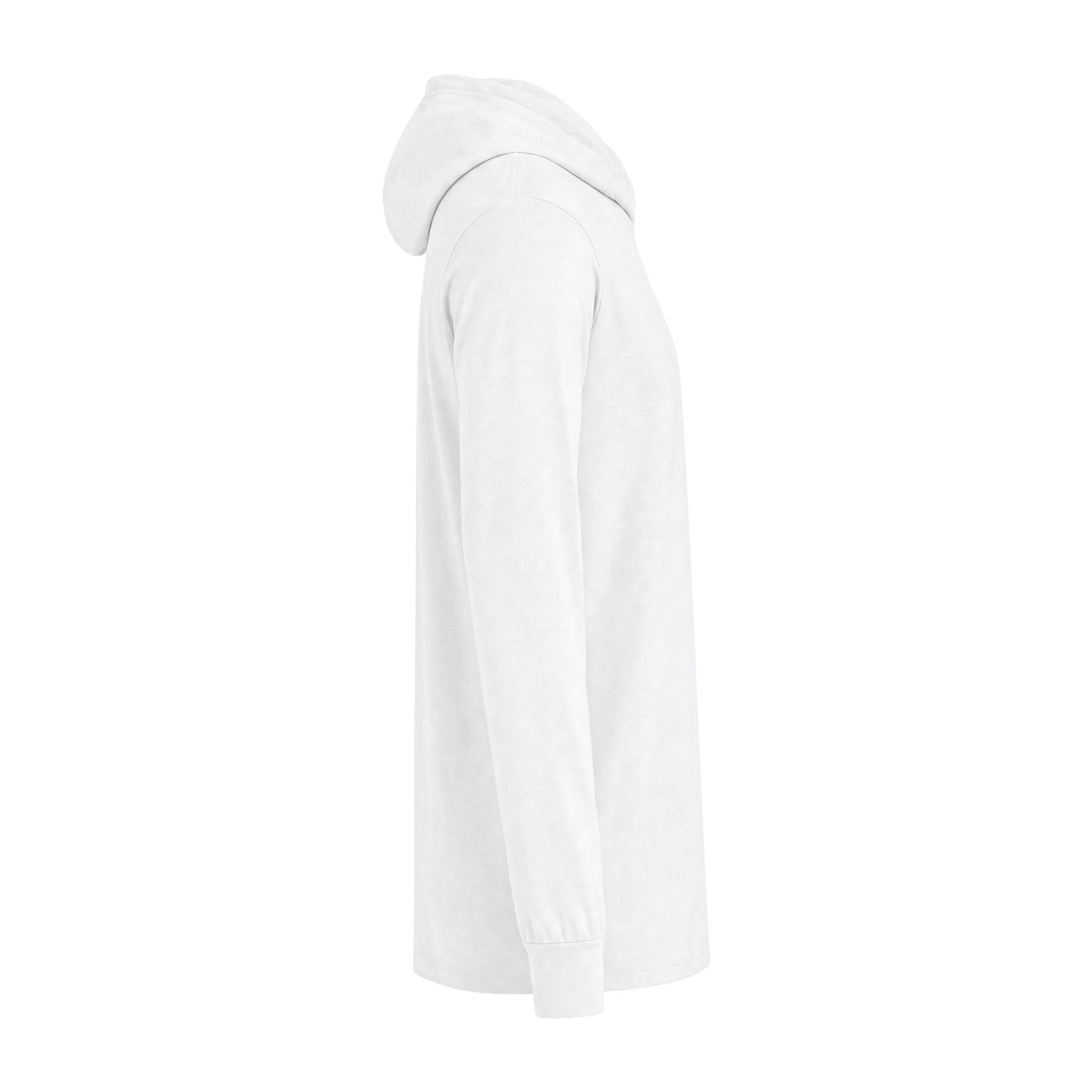 Hooded Long Sleeve Tee | Men/Women Lightweight VS Beach Hoodie, White