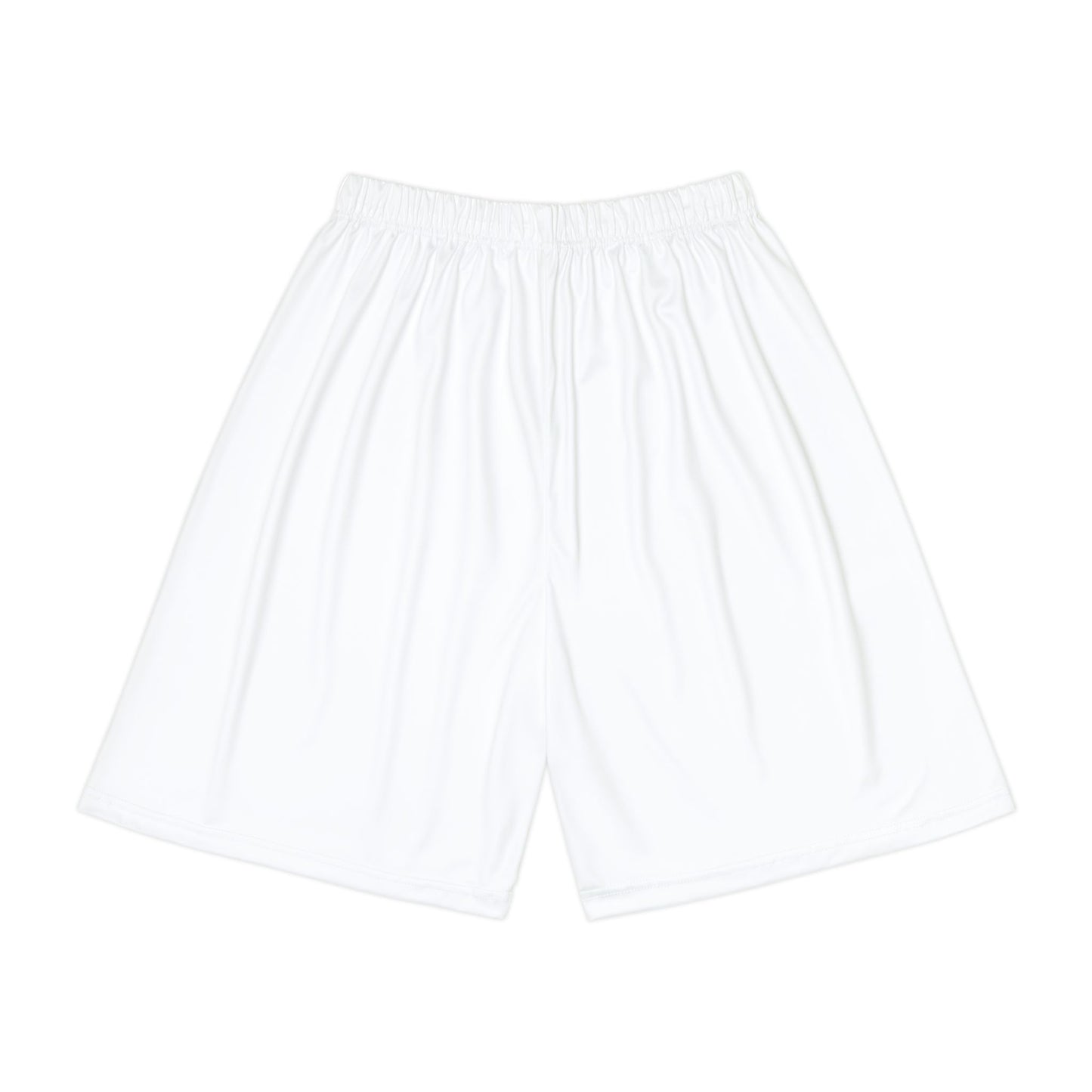 Vacay Surf Men’s Sports Shorts - Athletic Beach Shorts, Color: White