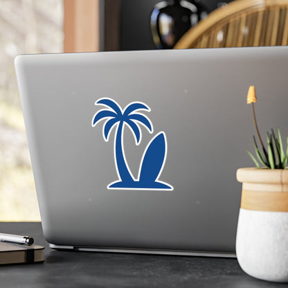 2 Pack Vacay Surf Vinyl Sticker - Kiss-Cut Decal, 3" x 4" to 8" x 10" Options