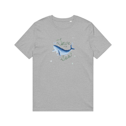 Save the Sea Organic Cotton Crew Tee | Men/Women Soft T-Shirt, Colors Available
