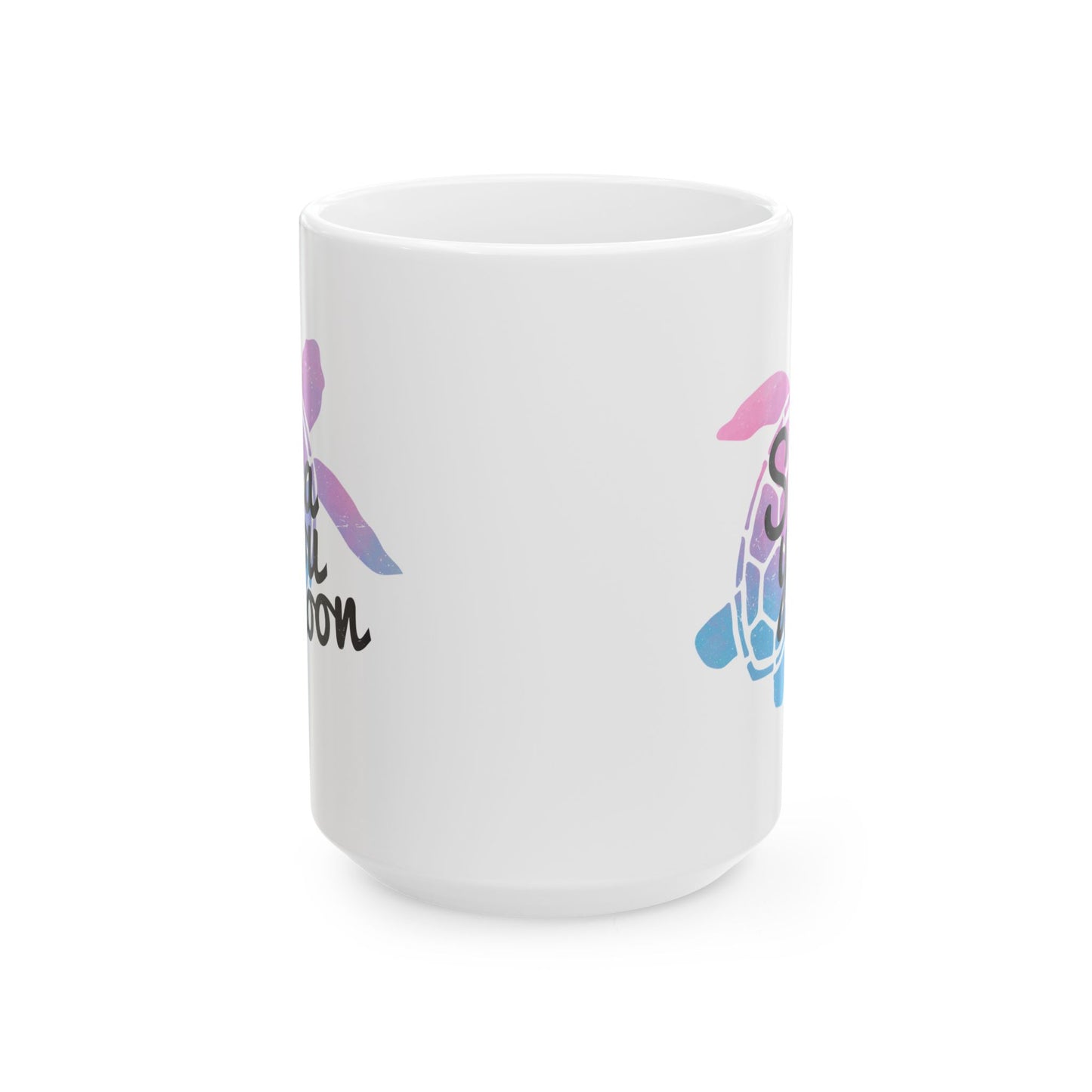 Sea You Soon Turtle Coffee Mug, 11oz or 15oz Options, Ceramic Cup