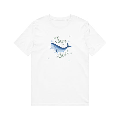 Save the Sea Organic Cotton Crew Tee | Men/Women Soft T-Shirt, Colors Available