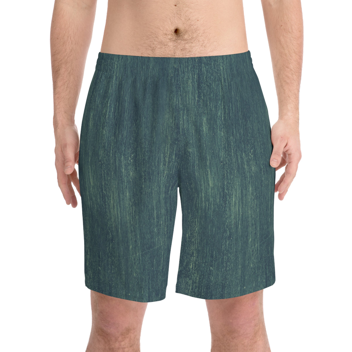 Men's Hybrid Board / Beach Shorts 11" - Quick Dry, Drawstring, Elastic, 2 Pocket