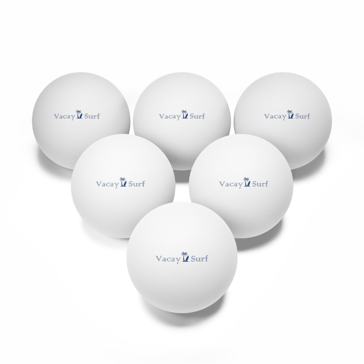 Ping Pong Balls 6-Pack | VS Standard Recreation Table Tennis Balls, Color Option