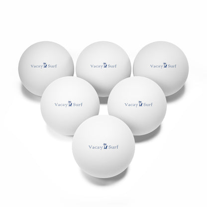 Ping Pong Balls 6-Pack | VS Standard Recreation Table Tennis Balls, Color Option