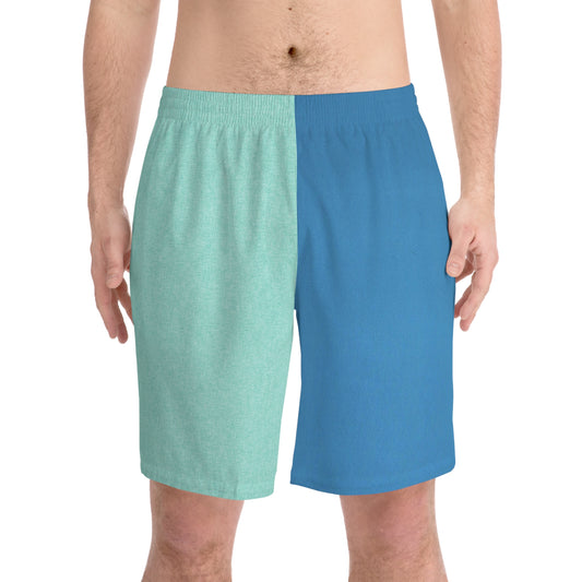 Men's 'Double Take' Hybrid Board / Beach Shorts 11" - Drawstring, Elastic, 2 Pocket