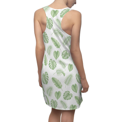 Hawaiian Leaf Racerback Dress | Durable Lightweight Soft Sporty Fit