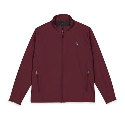 Men's Embroidered Soft Shell Jacket - Lightweight Windproof, Color Options