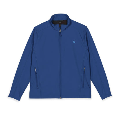 Men's Embroidered Soft Shell Jacket - Lightweight Windproof, Color Options