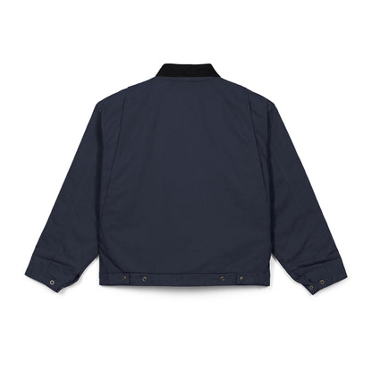 Men's Embroidered Cotton Faux-Duck Cloth Jacket | Canvas, Color Options