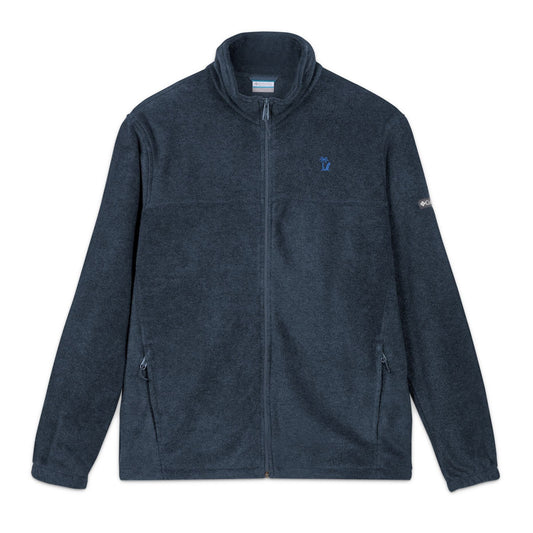 Embroidered Fleece Jacket | Men/Women Warm Plush with Zippered Pockets
