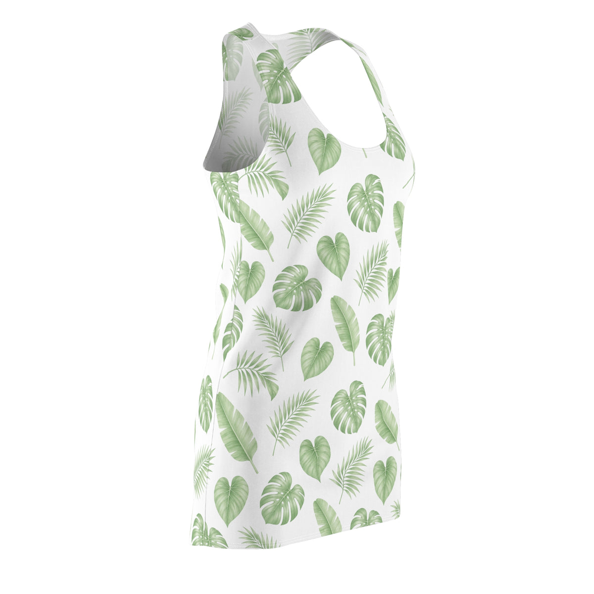 Hawaiian Leaf Racerback Dress | Durable Lightweight Soft Sporty Fit