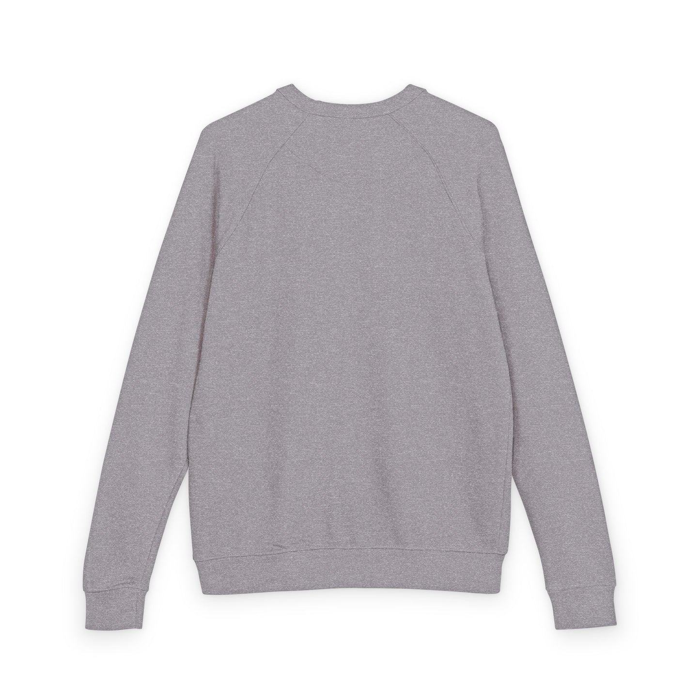 Raglan Crewneck Sweatshirt, Minimal Design French Terry, Color Options