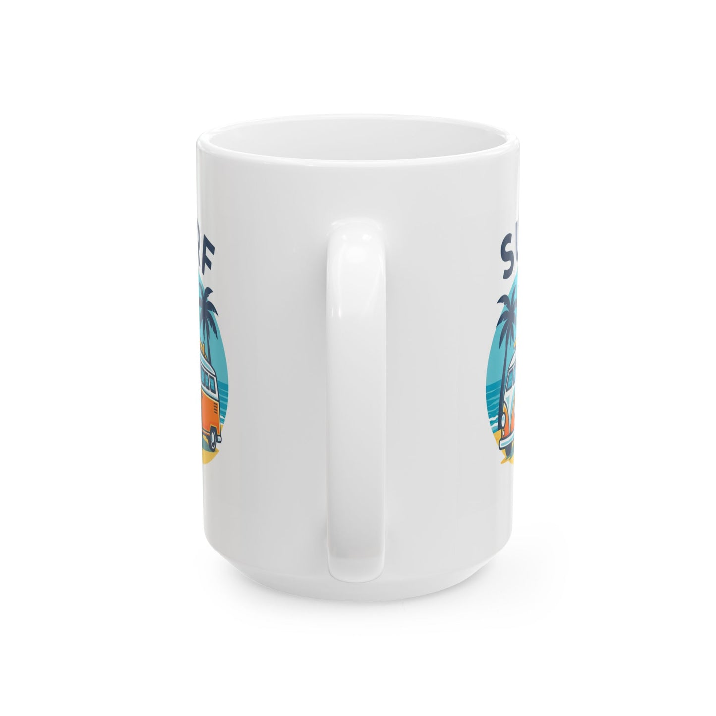 'Surf Buggy' Coffee Mug, Ceramic Coffee Cup, 11oz or 15oz Size Options