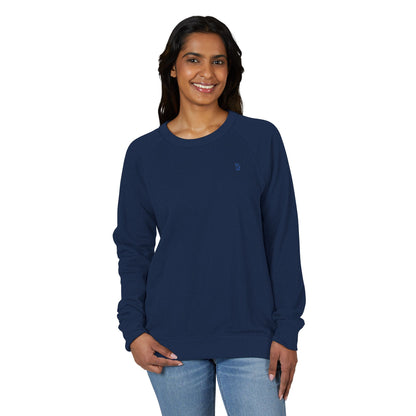 Women's Minimal VS Raglan Crewneck Sweatshirt, French Terry, Color Options