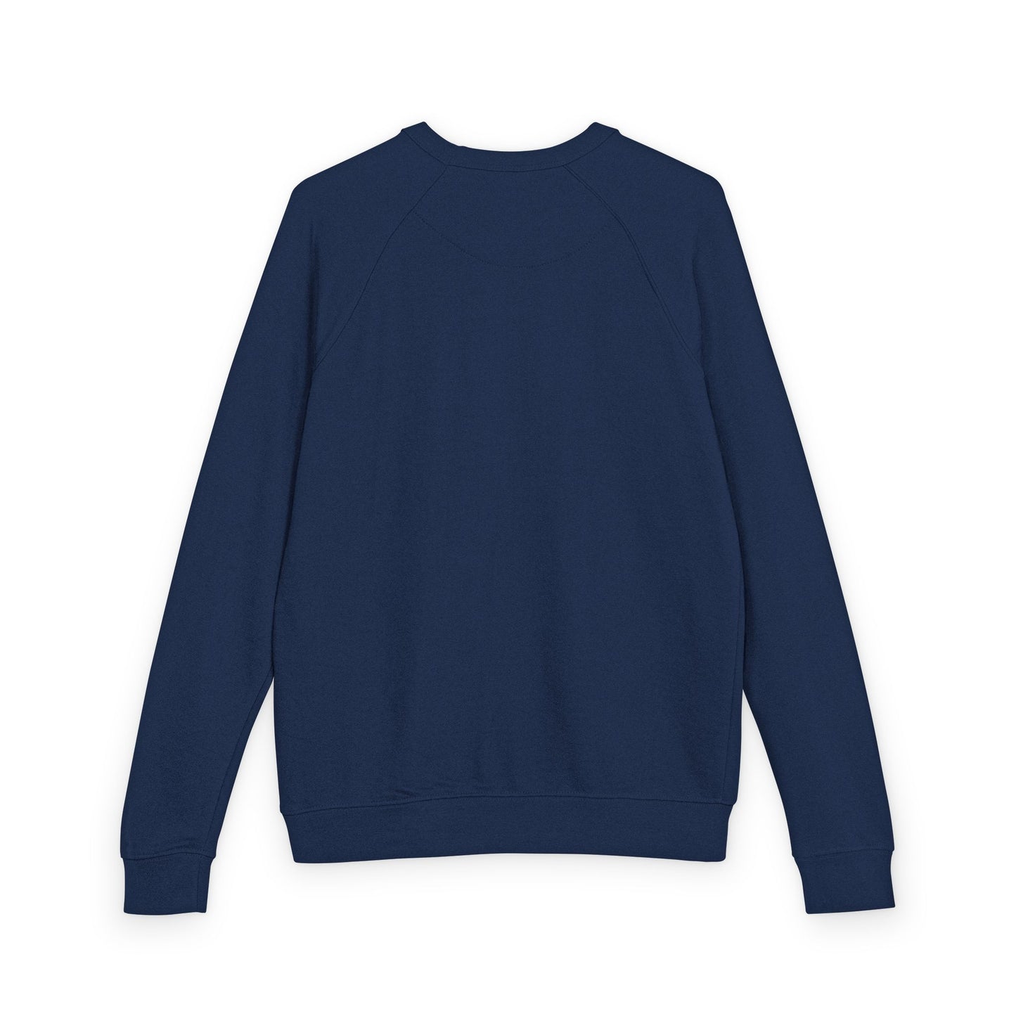 Raglan Crewneck Sweatshirt, Minimal Design French Terry, Color Options