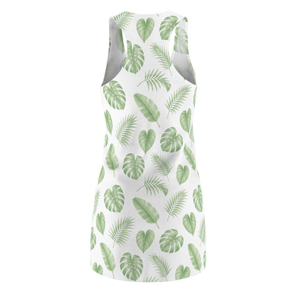 Hawaiian Leaf Racerback Dress | Durable Lightweight Soft Sporty Fit