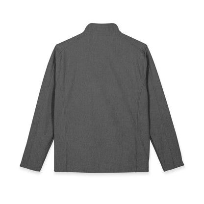 Men's Embroidered Soft Shell Jacket - Lightweight Windproof, Color Options