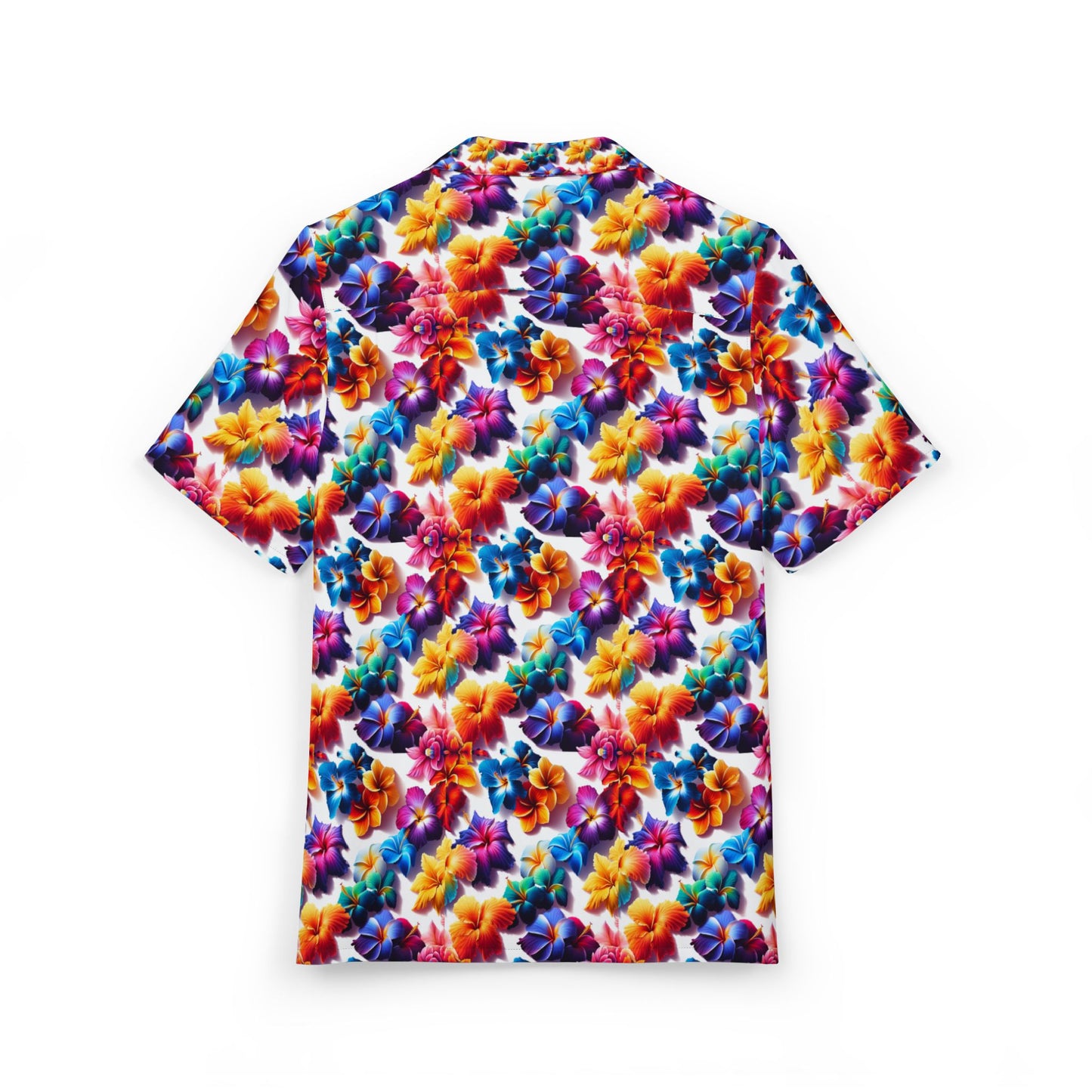 The Wild Flower - Hawaiian Button-Down Shirt, Vibrant Color, Luxury Soft Feel