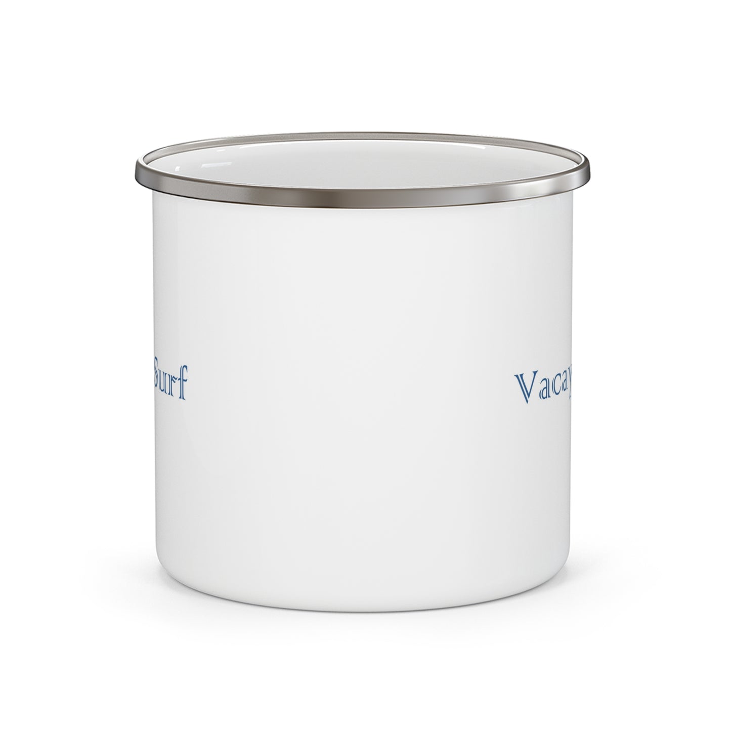 VS Stainless Steel Enamel Mug, 12oz Beach Camping Cup, Coffee Tumbler