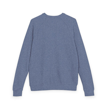Raglan Crewneck Sweatshirt, Minimal Design French Terry, Color Options