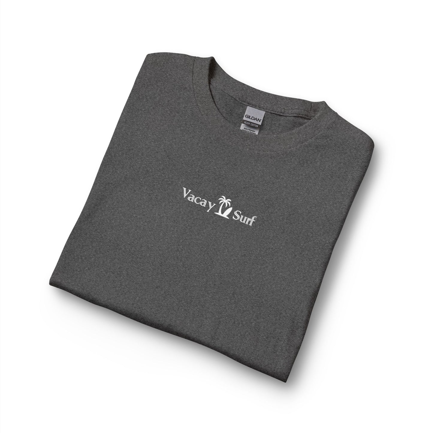 Vacay Surf Minimal Long Sleeve Tee - Casual 100% Cotton, Color Options