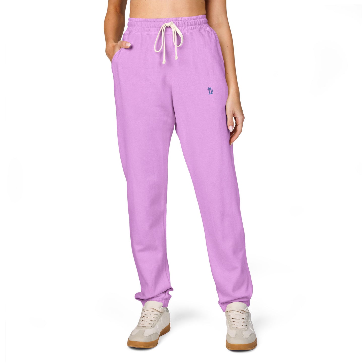Women's Embroidered Logo Fleece Sweatpant Joggers - Color Options