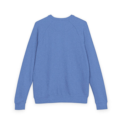 Raglan Crewneck Sweatshirt, Minimal Design French Terry, Color Options