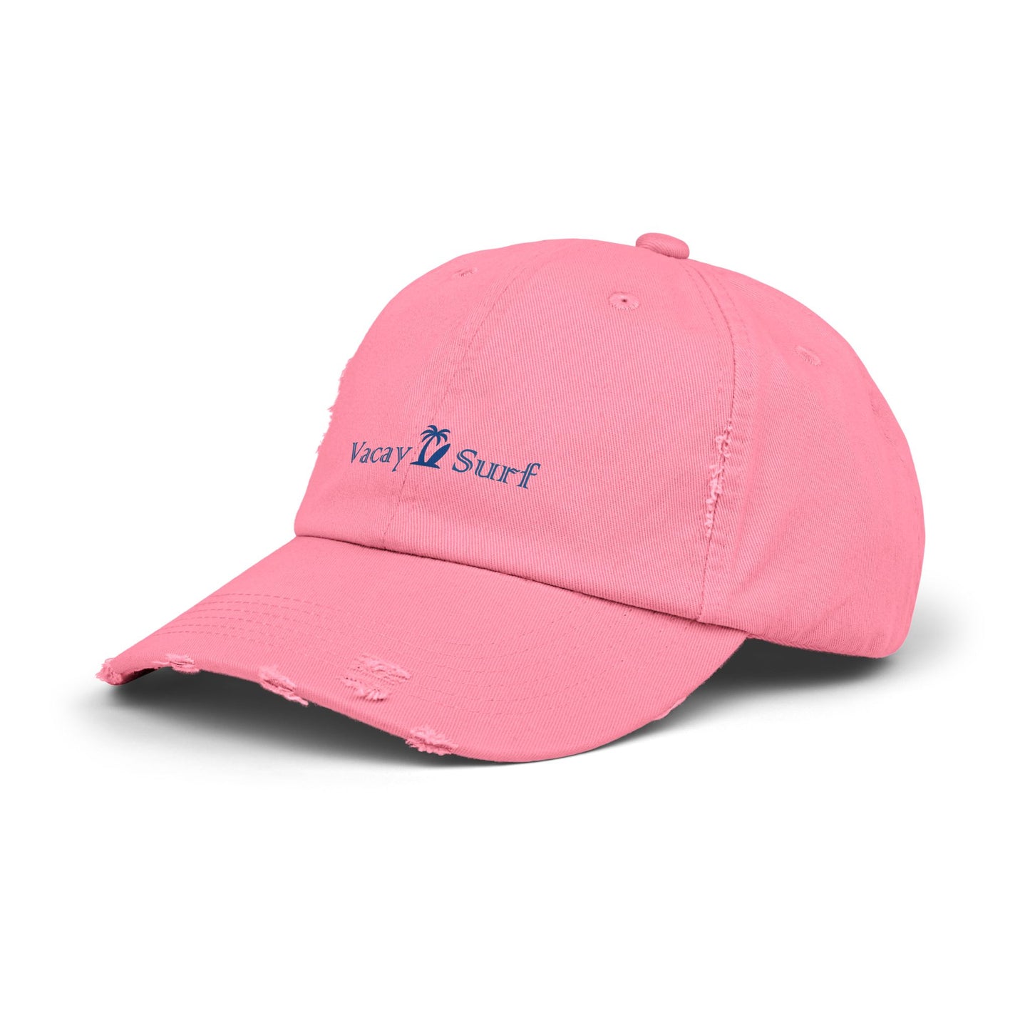 VS Distressed Hat - 100% Cotton Beach Cap, Color Options