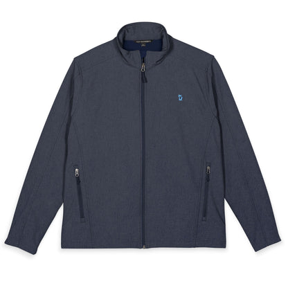 Men's Embroidered Soft Shell Jacket - Lightweight Windproof, Color Options