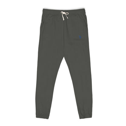 Men's Embroidered Fleece Sweatpants - Relaxed Joggers, Color Options