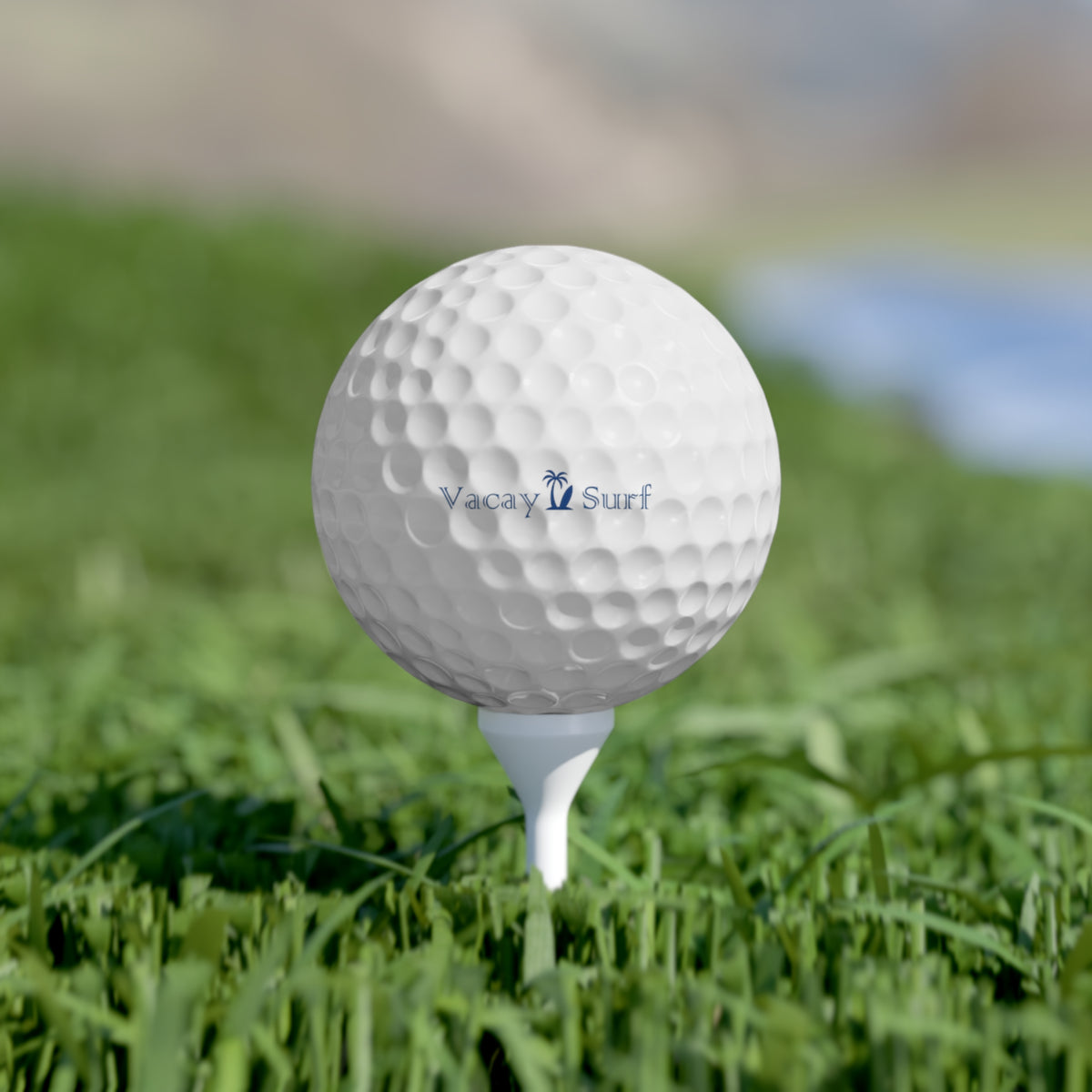 6 pcs VS Golf Ball Set | Straight Distance Style Standard Golf Balls, White
