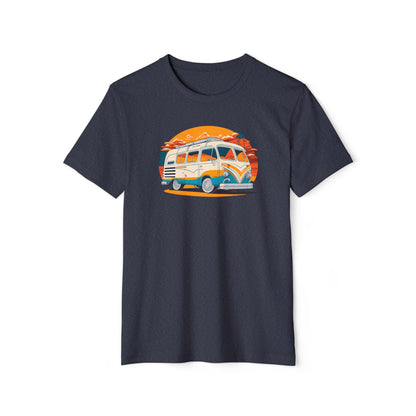 Eco-Friendly Beach Cruiser T-Shirt, Fun Soft Sustainable Tee, Color Options