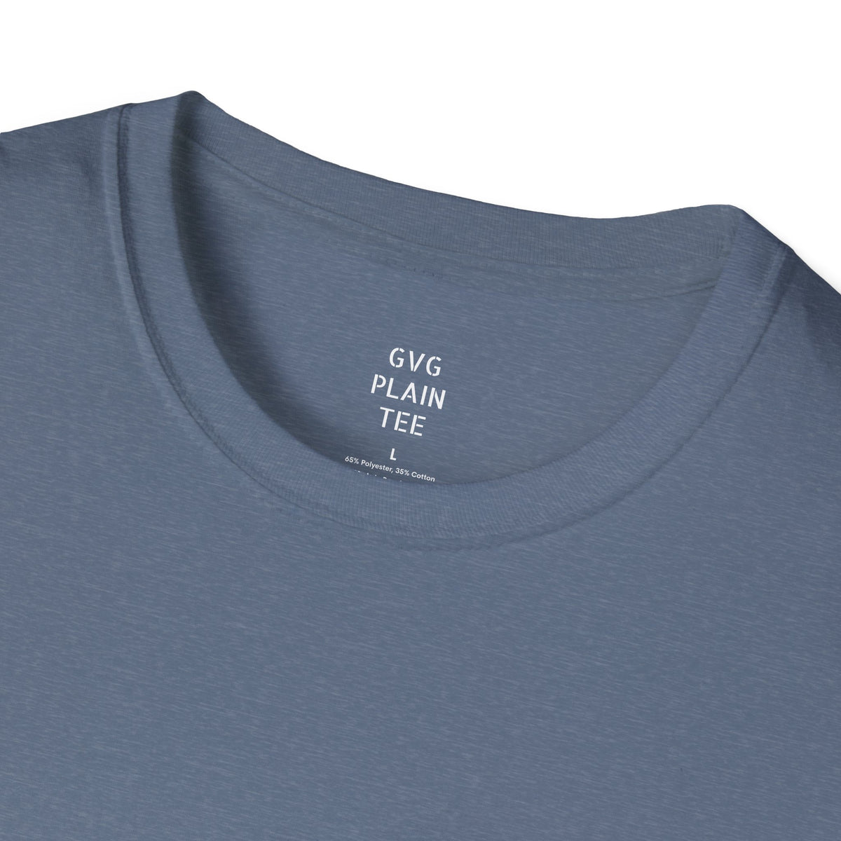 Plain Heather T-Shirt | Lightweight Soft Crew Neck Tee, Color Options