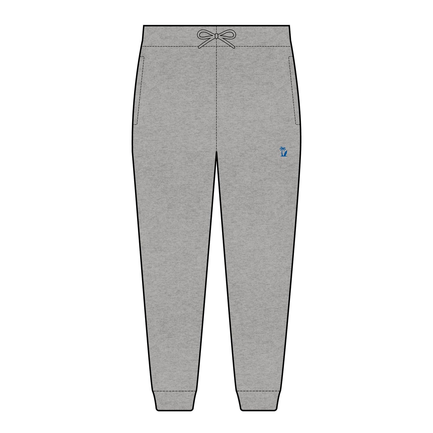 Men's Embroidered Jogger Fleece Sweatpants - Athletic Wear, Color Options