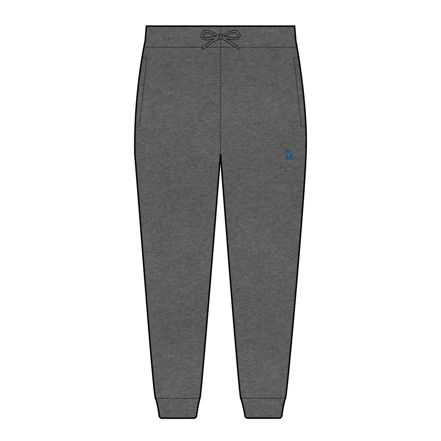 Men's Embroidered Jogger Fleece Sweatpants - Athletic Wear, Color Options