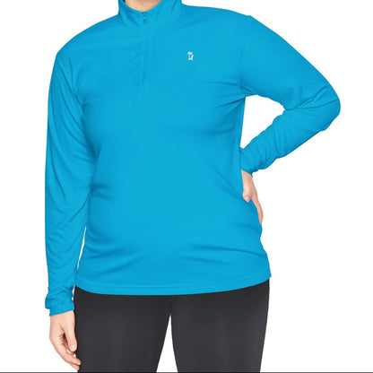 Women's Quarter-Zip Pullover - Quick Dry Minimalist Casual, Color Options