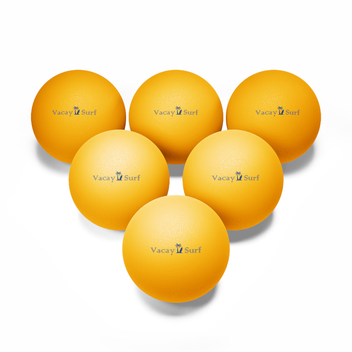 Ping Pong Balls 6-Pack | VS Standard Recreation Table Tennis Balls, Color Option