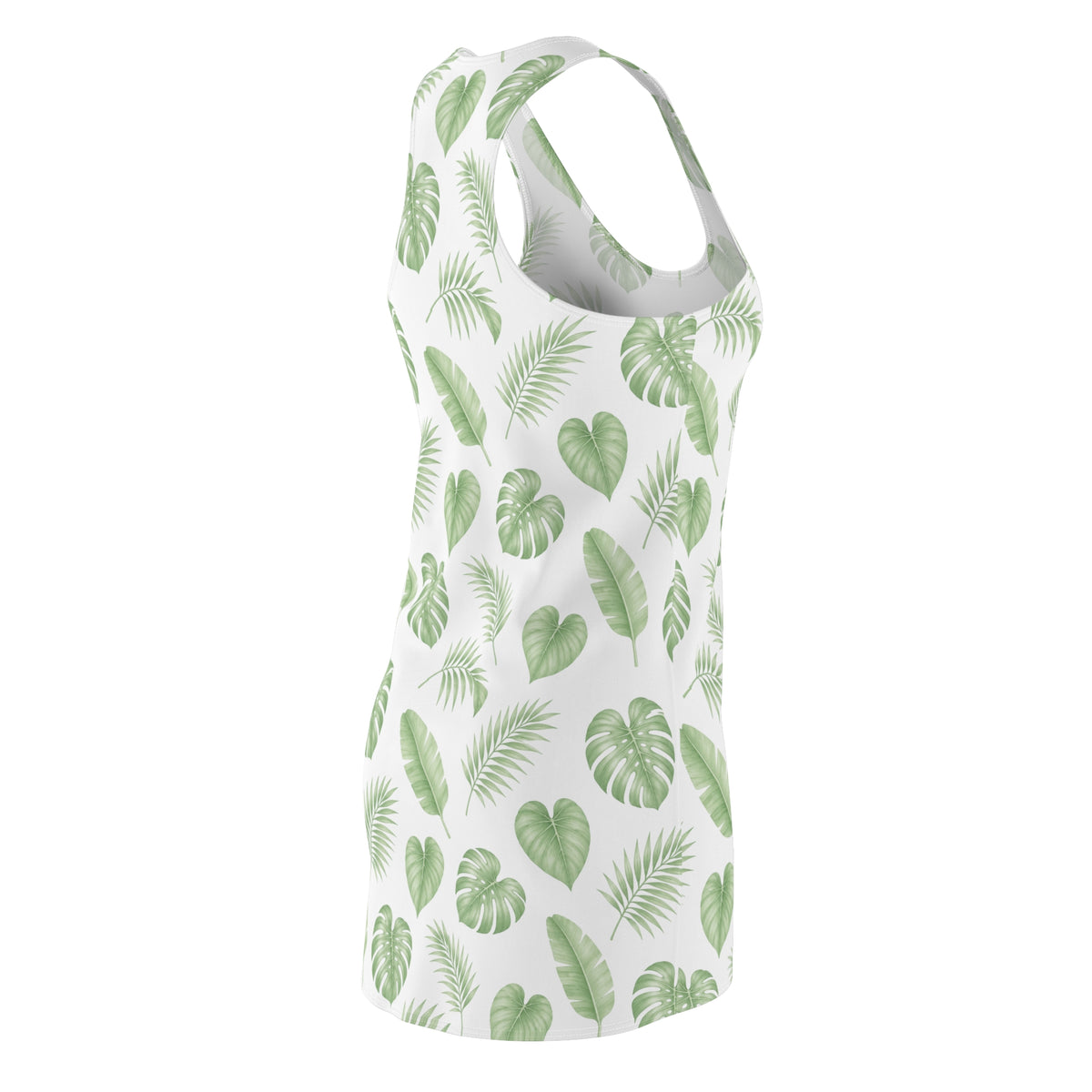 Hawaiian Leaf Racerback Dress | Durable Lightweight Soft Sporty Fit