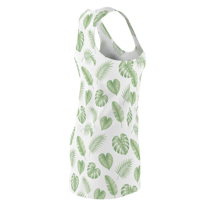 Hawaiian Leaf Racerback Dress | Durable Lightweight Soft Sporty Fit