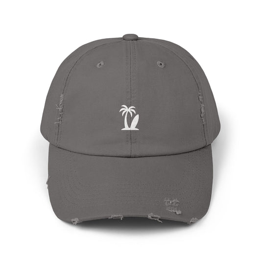 VS Distressed Hat - 100% Cotton Beach Cap, Color Options